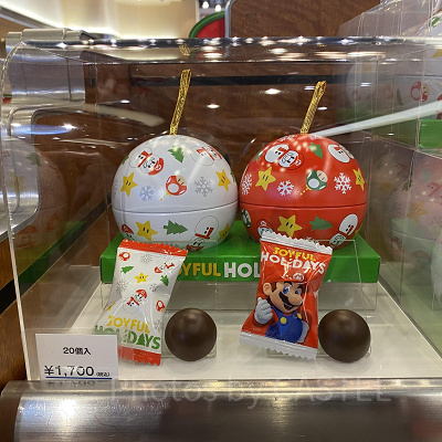 マリオとパワーアップアイテムのチョコレートアソート／USJクリスマスグッズ 2022
