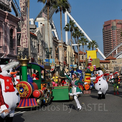 USJのクリスマスパレード（2018年冬）