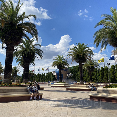 USJのエントランス