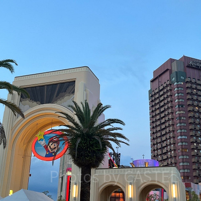 USJのゲートとホテル