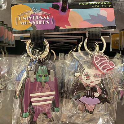 ユニバハロウィン2022グッズ:ラバーペアキーチェーン