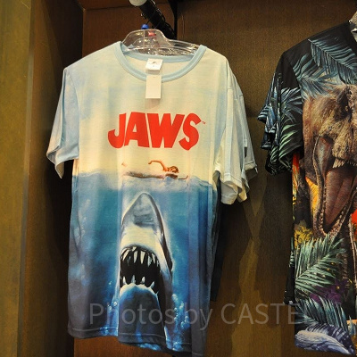 ユニバーサル映画「JAWS」公式プロモTシャツ2XL universal ユニバ 希少 ユニバーサルスタジオジャパン USJ ジョーズ JAWS Tシャツ