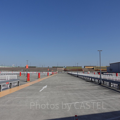 USJ公式パーキング：3階屋上