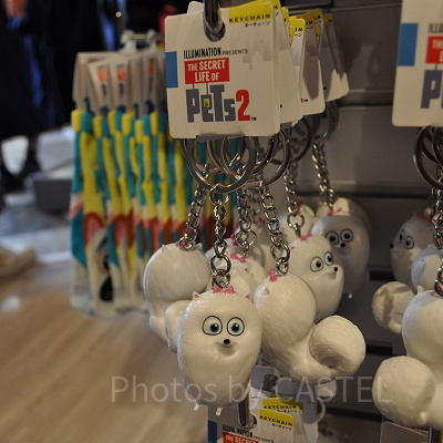 USJペット2グッズ：ギジェットの立体キーチェーン