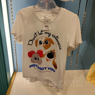 USJペット2グッズ：キッズTシャツ/ホワイト
