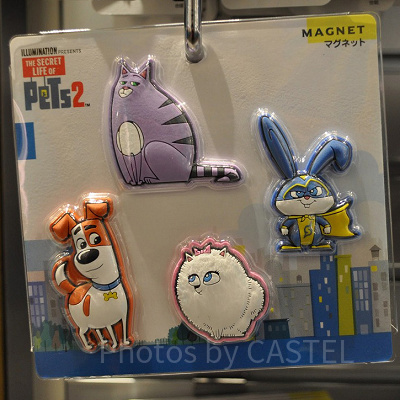 USJペット2グッズ：ペット2キャラクターマグネット