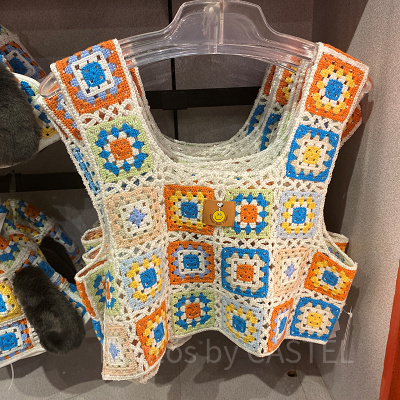 USJスヌーピー夏グッズ/クロシェ編みベスト