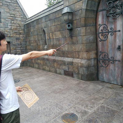 USJワンド・マジックの魔法スポット/扉の鍵を開ける魔法