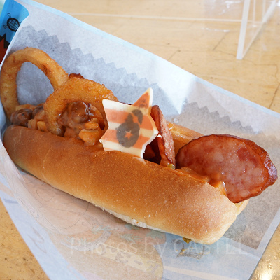 USJ×ワンピースコラボフード2022：フランキーのスーパー!!!アメリカンホットドッグ