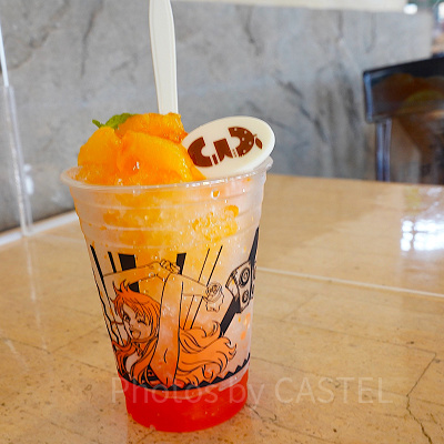 USJ×ワンピースコラボフード2022：ナミのオレンジフラッペ