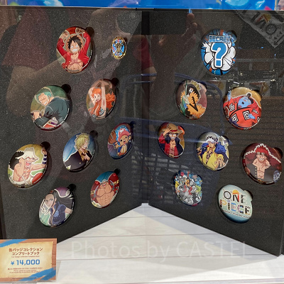 USJ×ワンピースコラボグッズ：缶バッジコレクションコンプリートブック