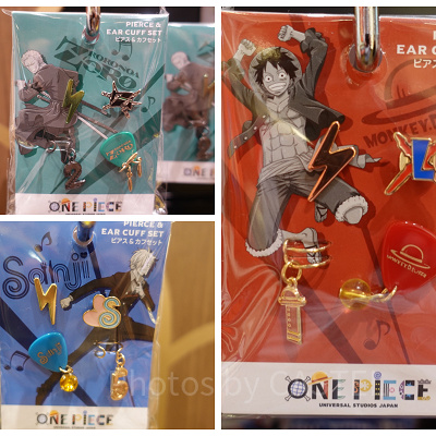 USJ×ワンピースコラボグッズ：ピアス＆カフセット