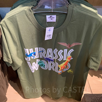 USJ2025/ジュラシックワールドの恐竜柄シャツ