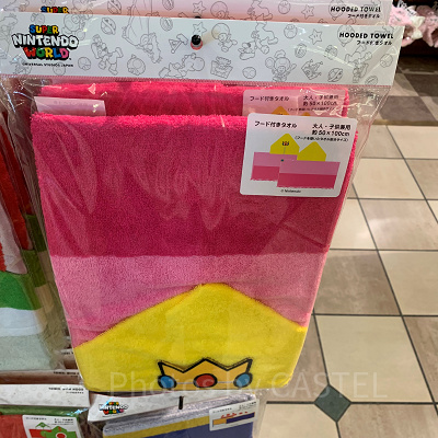 USJ2025/ピーチ姫のフード付きタオル