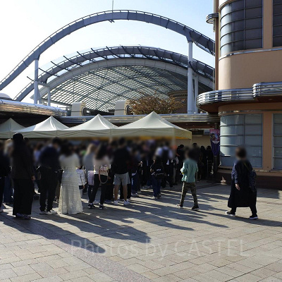 USJの手荷物検査の待ち列