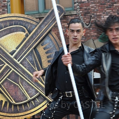 USJのワールド・ストリート・フェスティバル「マレヴォ・デ・アルゼンチーナ」棒のパフォーマンス