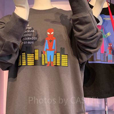 スパイダーマンのトレーナー