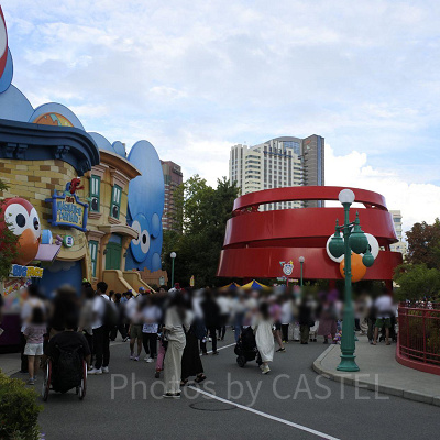 USJ／ワンダーランドのグリーティング風景