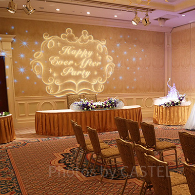 アナと雪の女王をイメージした会場