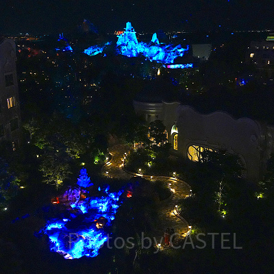 ファンタジースプリングスホテル ローズコートサイドの客室からのビュー