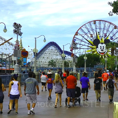 カリフォルニア・アドベンチャーのパラダイス・ピアの風景