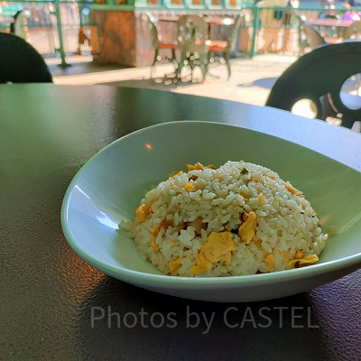 ヴォルケイニア・レストラン：チャーシューとタマゴのチャーハン