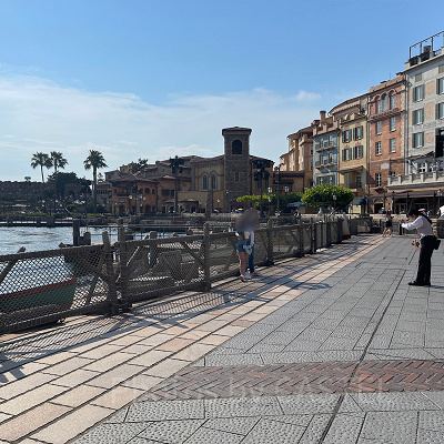 ディズニーシーのショー待ちの様子（15時50分ごろ）