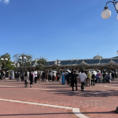 アーリーイブニングパスポートの開園待ち