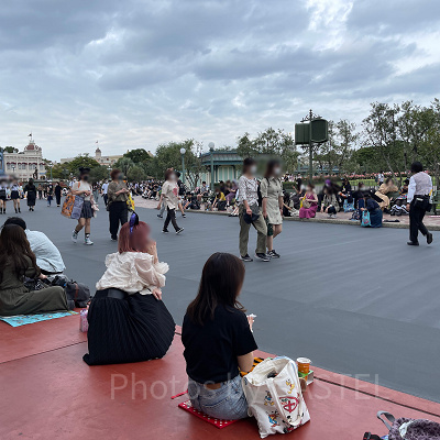 ザ・ヴィランズ・ロッキン・ハロウィーン待ちの様子 2022年9月15日(木)16時ごろ