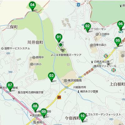 ズーラシア周辺の民間駐車場紹介は？
