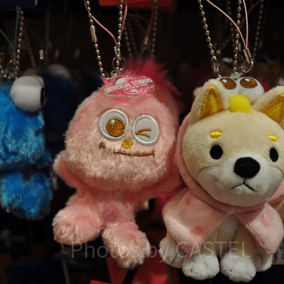 キメ顔ウインクモッピーのぬいぐるみキーチェーン