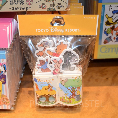 プーさんとハニーハントのケース付メモ