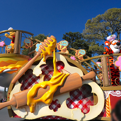 プーさんのフロート（プー、ピグレット、ティガー）