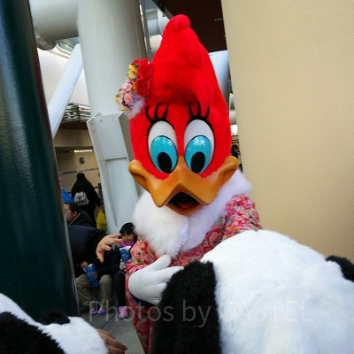 USJのお正月に登場したウィニー・ウッドペッカー