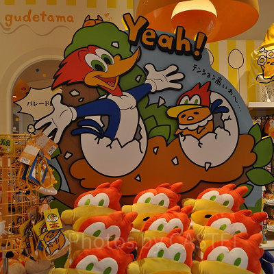 ウッディ・ウッドペッカー×ぐでたまのディスプレイ