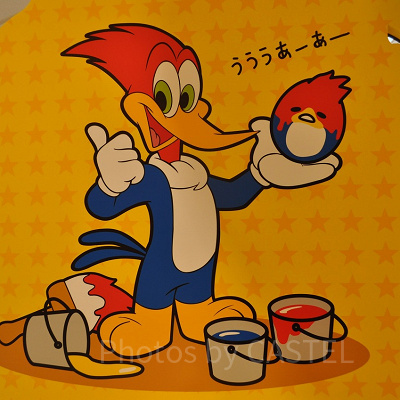 【希少】　USJ　ウッディウッドペッカー　ぐでたま　コラボ　フォトフレーム ウッディ・ウッドペッカー×ぐでたまのイラスト| キャステル