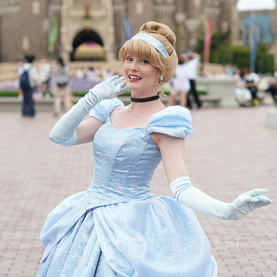 フリーグリーティングではプリンセスにも会えます♪