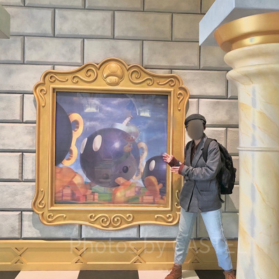 ボム兵といっしょに撮影できます