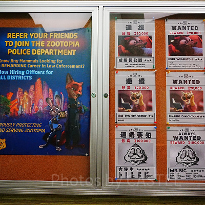 ズートピア:ホットパースートのQライン(待ち列)