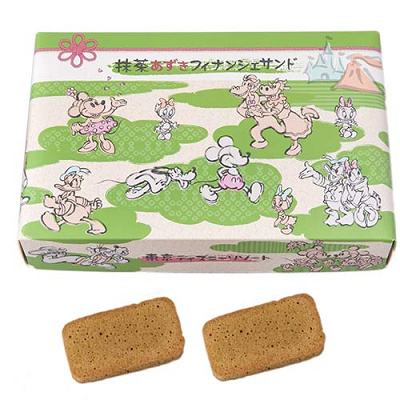 抹茶とあずき味の珍しいフィナンシェ キャステル Castel ディズニー情報