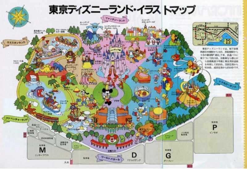 必見】ディズニーの地図まとめ！パークマップの移り変わりを大