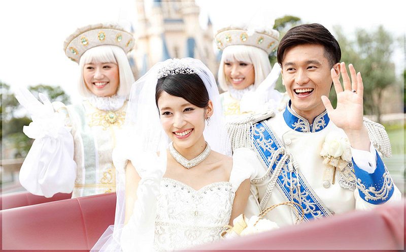 ディズニーランドの結婚式】1日1組限定「ロイヤルドリーム