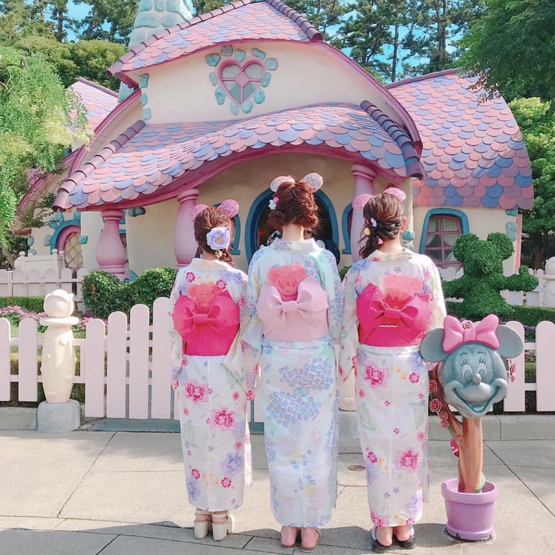 2020】浴衣ディズニーコーデ＆アレンジ12選！素敵な着こなしを見つけ