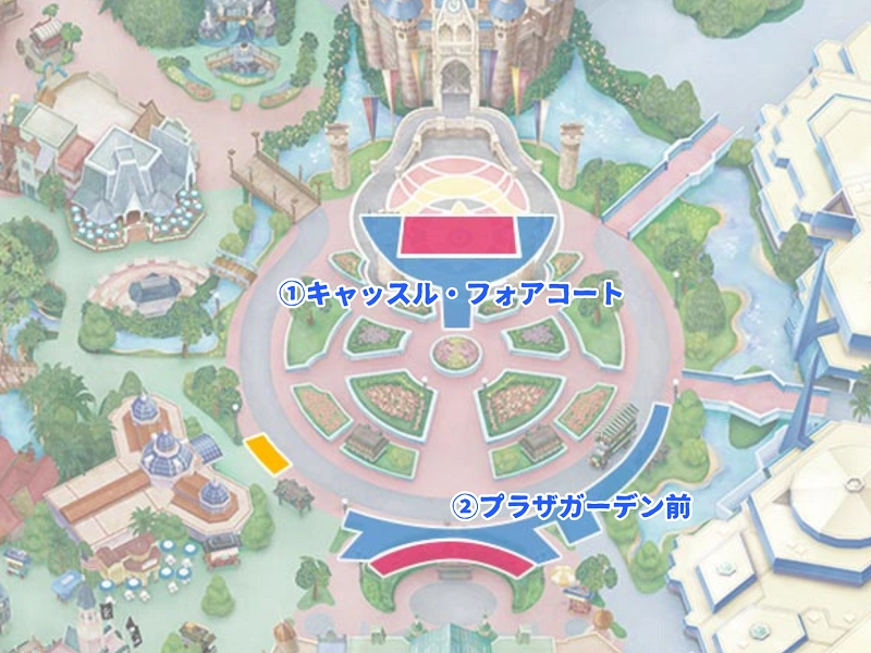 2026】ミニー＠ファンダーランドの停止位置、フロート、登場