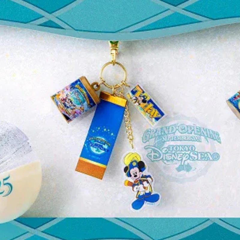 ディズニーシー　25周年　スパークリングジュビリー　カプセルトイ　5点セット ディズニーシー25周年】スパークリングジュビリーのガチャガチャ