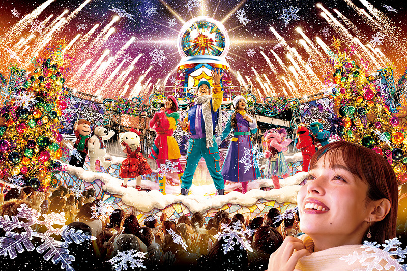 【2025】USJクリスマスナイトショー「ライト・アップ・ザ・ナイト～クリスマス・セレブレーション～」鑑賞ガイド！開催場所、ショー内容、特別鑑賞エリアチケット