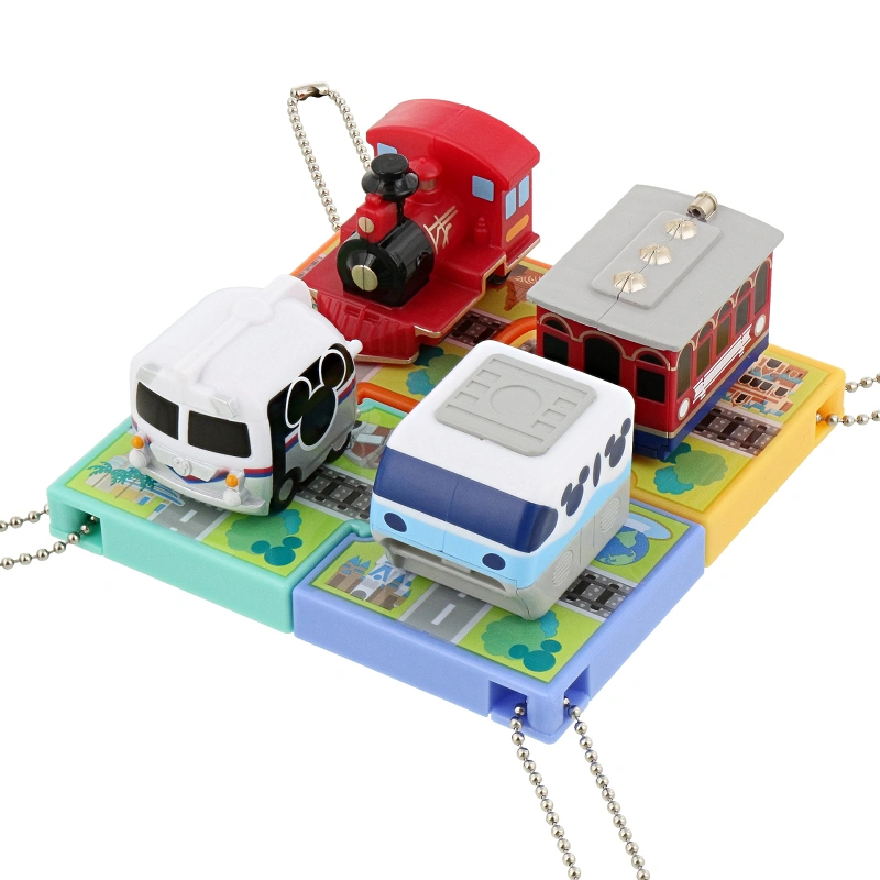 ディズニー】パークの乗り物のガチャガチャ(カプセルトイ)のデザイン