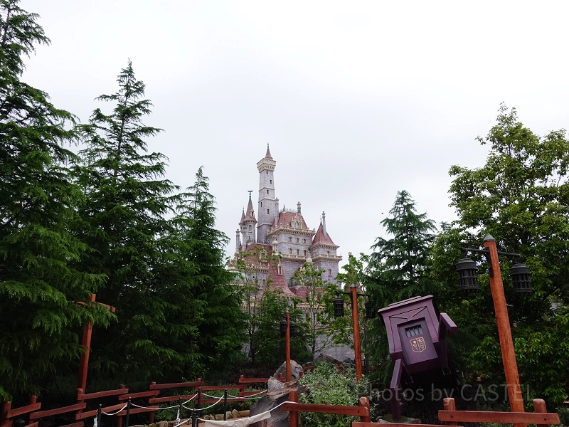 美女と野獣の城 Beauty＆Beast castle ライトアップキャッスル ディズニー キャッスルコレクション オーナメント 美女と野獣 城