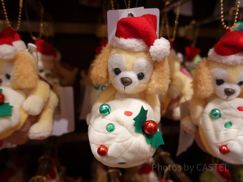 ダッフィー&フレンズ 2021年クリスマス ぬいぐるみバッジ5体セット サンタコスチュームのダッフィー＆フレンズ！東京ディズニーシー