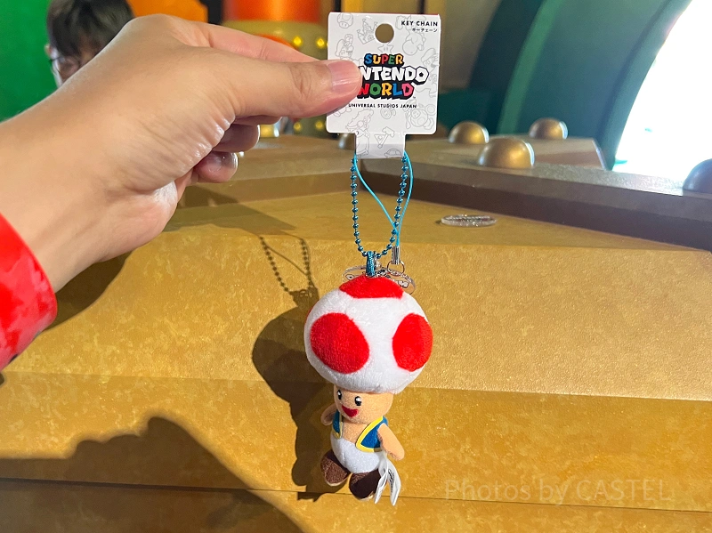 USJ 任天堂 スーパーマリオ ペアキーチェーン キノピオ&キノピコ